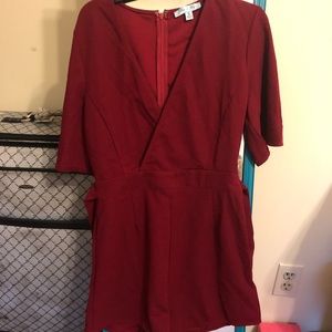 Small red romper